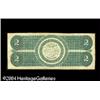 Image 2 : Fr. 41 $2 1862 Legal Tender Extremely Fine. Lightly Fr. 41 $2 1862 Legal Tender Extremely Fine.