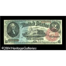 Fr. 42 $2 1869 Legal Tender Gem New. Spectacular bright Fr. 42 $2 1869 Legal Tender Gem New.