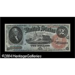 Fr. 42 $2 1869 Legal Tender About New. A simply great l Fr. 42 $2 1869 Legal Tender About New.