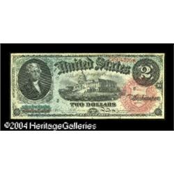 Fr. 42 $2 1869 Legal Tender About Extremely Fine. V Fr. 42 $2 1869 Legal Tender About Extremely Fine
