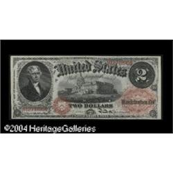 Fr. 43 $2 1874 Legal Tender Note Extremely Fine-About N Fr. 43 $2 1874 Legal Tender Extremely Fine-A