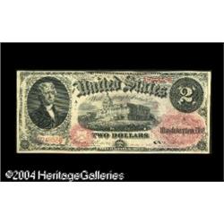 Fr. 45 $2 1875 Legal Tender Extremely Fine. This sc Fr. 45 $2 1875 Legal Tender Extremely Fine.