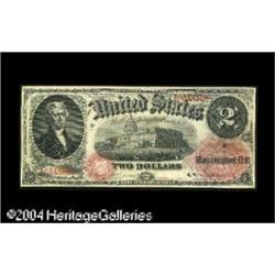Fr. 45 $2 1875 Legal Tender Very Fine. A second example Fr. 45 $2 1875 Legal Tender Very Fine.