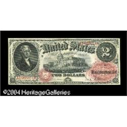 Fr. 48 $2 1878 Legal Tender Gem New. This beautiful Deu Fr. 48 $2 1878 Legal Tender Gem New.