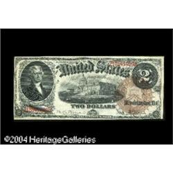 Fr. 51 $2 1880 Legal Tender Extremely Fine-About New. Fr. 51 $2 1880 Legal Tender Extremely Fine-Abo