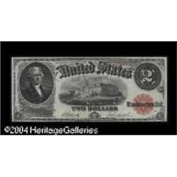 Fr. 58 $2 1917 Legal Tender About New. A single light c Fr. 58 $2 1917 Legal Tender About New.