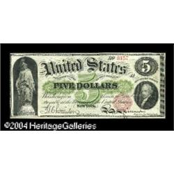 Fr. 61a $5 1862 Legal Tender Choice New. Crackling Fr. 61a $5 1862 Legal Tender Choice New.