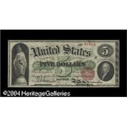 Fr. 63 $5 1863 Legal Tender Very Fine-Extremely Fine. Fr. 63 $5 1863 Legal Tender Very Fine-Extremel