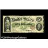 Image 1 : Fr. 63 $5 1863 Legal Tender Serial Number 1 Very Fine. Fr. 63 $5 1863 Legal Tender Serial Number 1 V