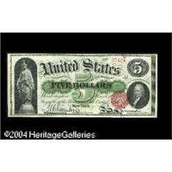 Fr. 63a $5 1863 Legal Tender Very Choice New. If th Fr. 63a $5 1863 Legal Tender Very Choice New.