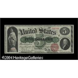 Fr. 63b $5 1863 Legal Tender Extremely Fine-About New. Fr. 63b $5 1863 Legal Tender Extremely Fine-A
