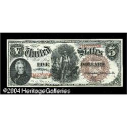 Fr. 72 $5 1880 Legal Tender Gem New. Bright, crackl Fr. 72 $5 1880 Legal Tender Gem New.