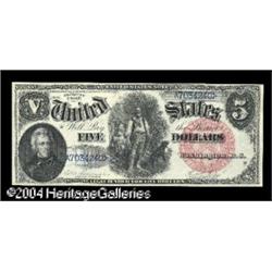 Fr. 74 $5 1880 Legal Tender Gem New. This beautiful Gem Fr. 74 $5 1880 Legal Tender Gem New.