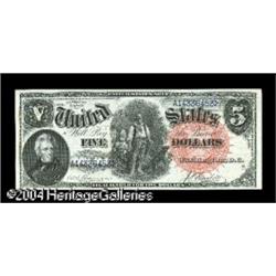 Fr. 76 $5 1880 Legal Tender Note Fine-Very Fine. A nice Fr. 76 $5 1880 Legal Tender Gem New.