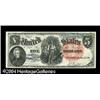Image 1 : Fr. 76 $5 1880 Legal Tender Choice About New. A single Fr. 76 $5 1880 Legal Tender Choice About New.