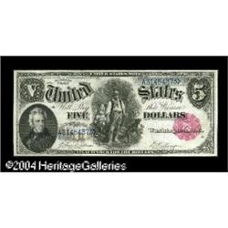 Fr. 80 $5 1880 Legal Tender Choice About New. Although Fr. 80 $5 1880 Legal Tender Choice About New.