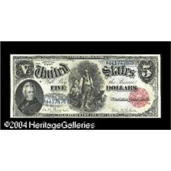Fr. 81 $5 1880 Legal Tender Superb Gem New. A prist Fr. 81 $5 1880 Legal Tender Superb Gem New.