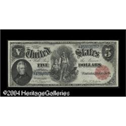 Fr. 81 $5 1880 Legal Tender About New. A well margi Fr. 81 $5 1880 Legal Tender About New.