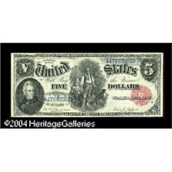 Fr. 81 $5 1880 Legal Tender About Extremely Fine. W Fr. 81 $5 1880 Legal Tender About Extremely Fine