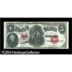 Fr. 86 $5 1907 Legal Tender Choice Extremely Fine. Fr. 86 $5 1907 Legal Tender Choice Extremely Fine