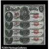 Image 1 : Fr. 87 $5 1907 Legal Tender Cut Sheet of Four Very Choi Fr. 87 $5 1907 Legal Tender Cut Sheet of Fou