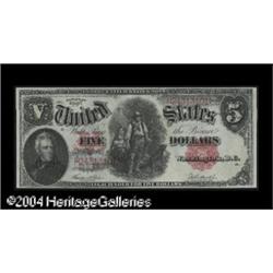 Fr. 88 $5 1907 Legal Tender Choice About New. A fol Fr. 88 $5 1907 Legal Tender Choice About New.