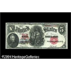 Fr. 88 $5 1907 Legal Tender About New. But for a li Fr. 88 $5 1907 Legal Tender About New.
