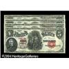 Image 1 : Fr. 88 $5 1907 Legal Tender Cut Sheet of Four Extreme Fr. 88 $5 1907 Legal Tender Cut Sheet of Four 