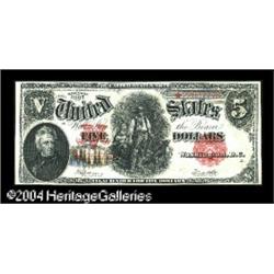 Fr. 91 $5 1907 Legal Tender Star Note Superb Gem New. A Fr. 91 $5 1907 Legal Tender Star Note Superb
