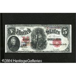Fr. 91 $5 1907 Legal Tender Note Choice New. A cracklin Fr. 91 $5 1907 Legal Tender Choice New.