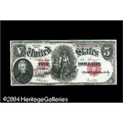 Fr. 91 $5 1907 Legal Tender Choice About New. Brightly Fr. 91 $5 1907 Legal Tender Choice About New.