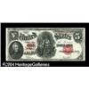 Image 1 : Fr. 91 $5 1907 Legal Tender Extremely Fine. A solid XF Fr. 91 $5 1907 Legal Tender Extremely Fine.