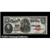Image 1 : Fr. 92 $5 1907 Legal Tender Extremely Fine. Fewer than Fr. 92 $5 1907 Legal Tender Extremely Fine.