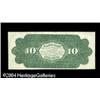 Image 2 : Fr. 93 $10 1862 Legal Tender Very Fine. This piece from Fr. 93 $10 1862 Legal Tender Very Fine.