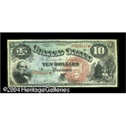 Fr. 96 $10 1869 Legal Tender Gem New. But for the back Fr. 96 $10 1869 Legal Tender Gem New.