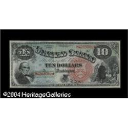 Fr. 96 $10 1869 Legal Tender Note Gem New.The face marg Fr. 96 $10 1869 Legal Tender Gem New.