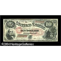 Fr. 97 $10 1875 Legal Tender Choice About New. Fr. 97 i Fr. 97 $10 1875 Legal Tender Extremely Fine.