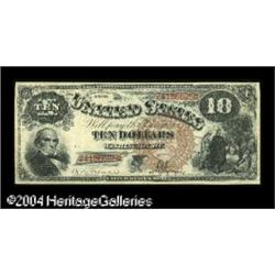 Fr. 102 $10 1880 Legal Tender Note N/A. A nicely margin Fr. 102 $10 1880 Legal Tender Very Fine-Extr