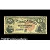 Image 1 : Fr. 107 $10 1880 Legal Tender Note Very Good.This is on Fr. 107 $10 1880 Legal Tender Very Good.