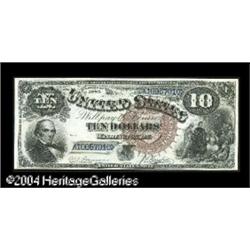Fr. 108 $10 1880 Legal Tender Gem New. Deep, origin Fr. 108 $10 1880 Legal Tender Gem New.