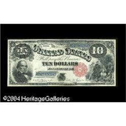 Fr. 112 $10 1880 Legal Tender Choice Extremely Fine. A Fr. 112 $10 1880 Legal Tender Choice Extremel