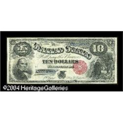 Fr. 113 $10 1880 Legal Tender Very Fine. A perfect Fr. 113 $10 1880 Legal Tender Very Fine.