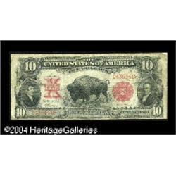 Fr. 117 $10 1901 Legal Tender Fine. A bit soiled, but f Fr. 117 $10 1901 Legal Tender Fine.