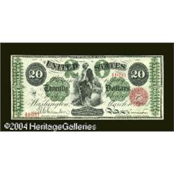 Fr. 126b $20 1863 Legal Tender Very Choice New. A n Fr. 126b $20 1863 Legal Tender Very Choice New.