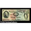Image 1 : Fr. 127 $20 1869 Legal Tender Choice Fine. While th Fr. 127 $20 1869 Legal Tender Choice Fine.