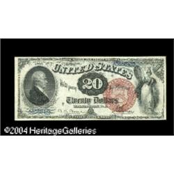 Fr. 133 $20 1880 Legal Tender Extremely Fine. A legitim Fr. 133 $20 1880 Legal Tender Extremely Fine