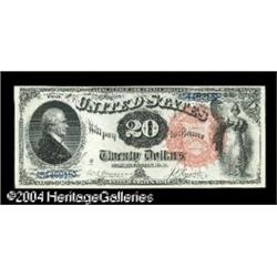 Fr. 137 $20 1880 Legal Tender Choice About New. The Fr. 137 $20 1880 Legal Tender Choice About New.