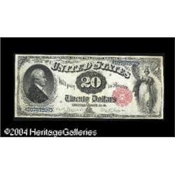 Fr. 142 $20 1880 Legal Tender Note Very Choice New. Und Fr. 142 $20 1880 Legal Tender Extremely Fine