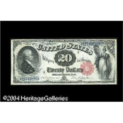 Fr. 142 $20 1880 Legal Tender Very Fine-Extremely Fine. Fr. 142 $20 1880 Legal Tender Very Fine-Extr