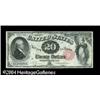 Image 1 : Fr. 144 $20 1880 Legal Tender About New. The seal color Fr. 144 $20 1880 Legal Tender About New.
